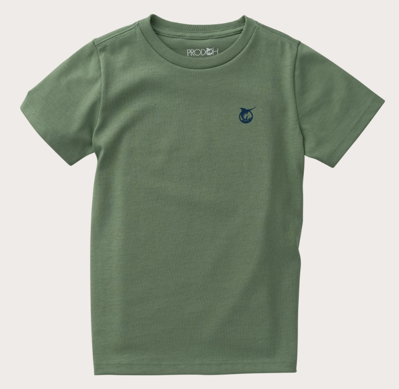 Prodoh Pro Performance Fishing Tee- Hedge Green