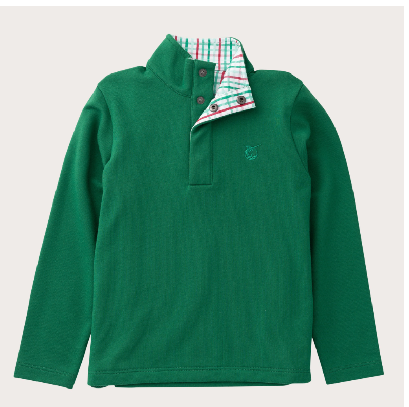 Prodoh Sporty Snap Pullover- Abundant Green