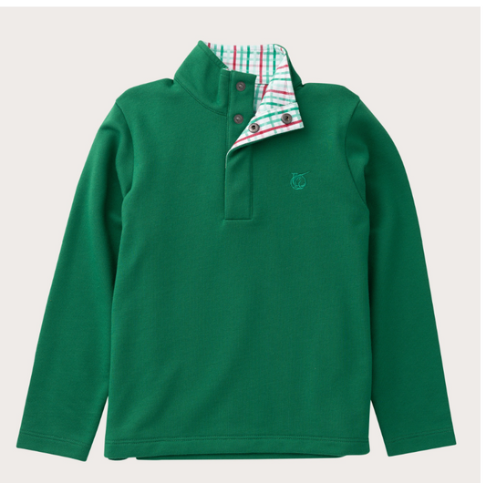 Prodoh Sporty Snap Pullover- Abundant Green