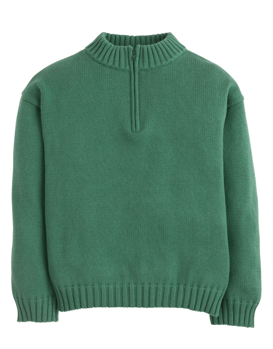 Little English Quarter Zip Sweater