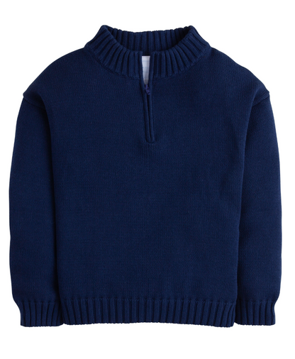 Little English Quarter Zip Sweater