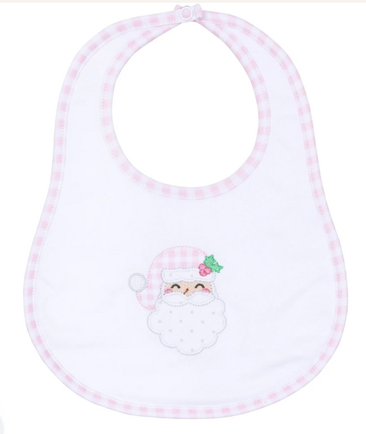 Magnolia Baby Sweet St. Nick Applique Bib