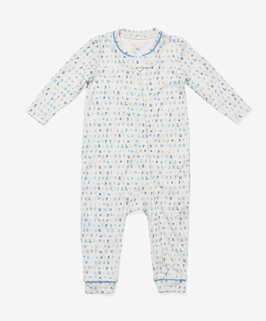 Oso & Me Ziggy Zip Romper, ABC's