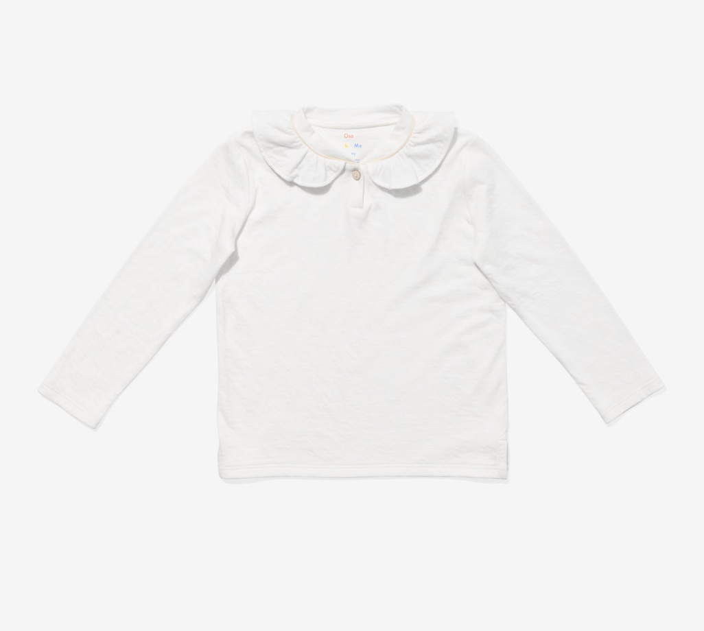 Oso & Me Hen T-Shirt, Vanilla Piping