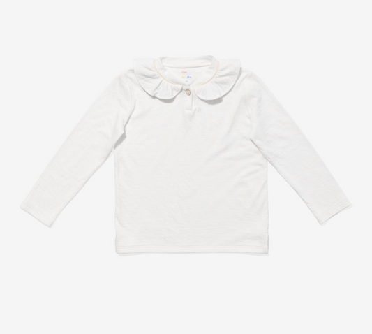 Oso & Me Hen T-Shirt, Vanilla Piping