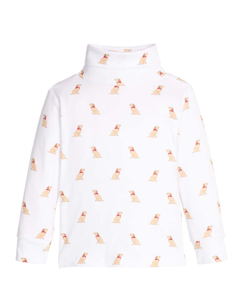 Little English Printed Turtleneck - Seated Labs