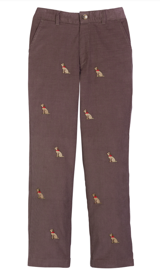 Little English Embroidered Classic Pant - Seated Labs