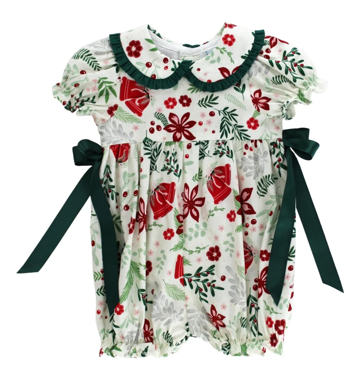 Bailey Boys Heirloom Holly with Basil - Girls Bubble Short