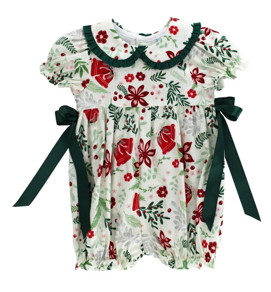 Bailey Boys Heirloom Holly with Basil - Girls Bubble Short