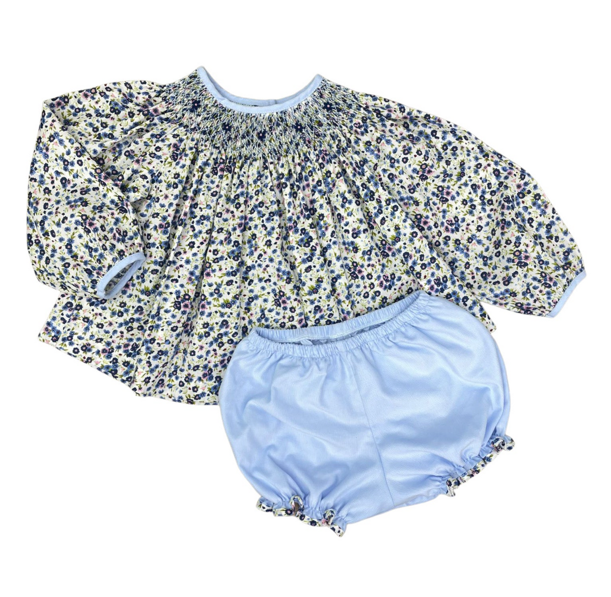 Percy & Tyne Long Sleeve Bloomer Set Posey Floral