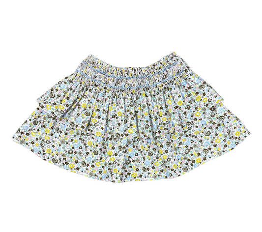 Percy & Tyne Smocked Skirt Padding Floral