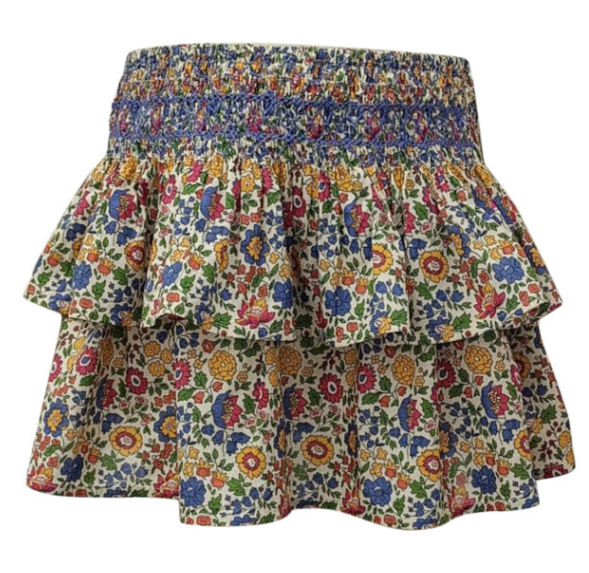 Percy & Tyne Smocked Skirt Orchard Blosson