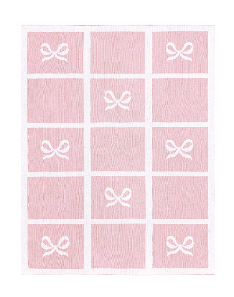 Nellapima Charming Bow Knit Blanket