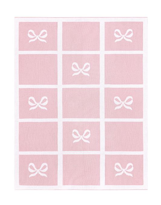 Nellapima Charming Bow Knit Blanket