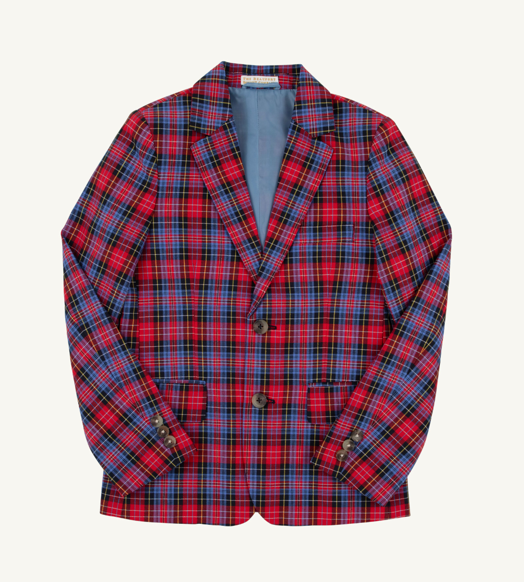 The Beaufort Bonnet Company Grandccasion™ Booker Blazer- Bucktown Tartan/Barrington Blue