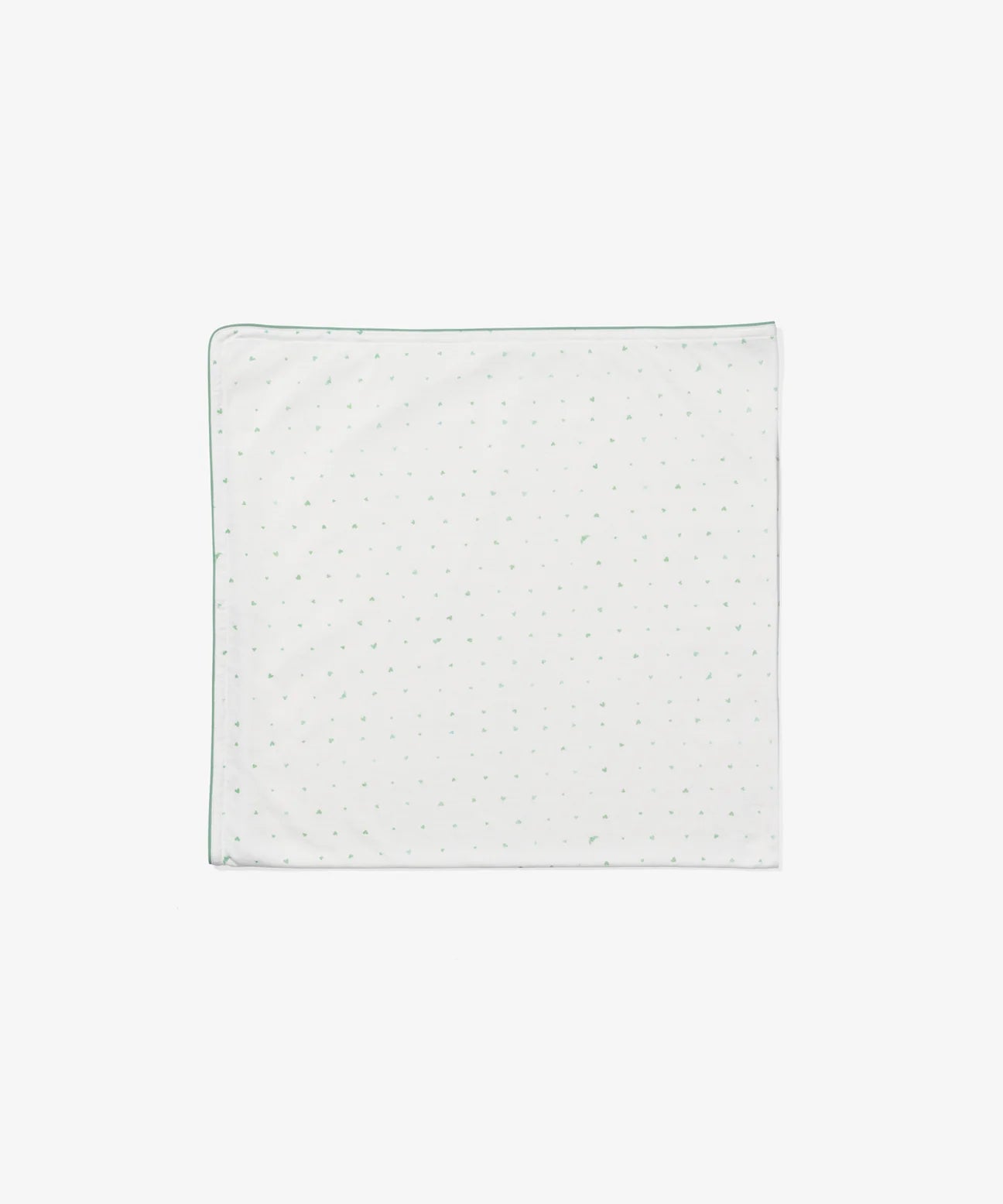 Oso & Me Shane baby blanket seafoam hearts
