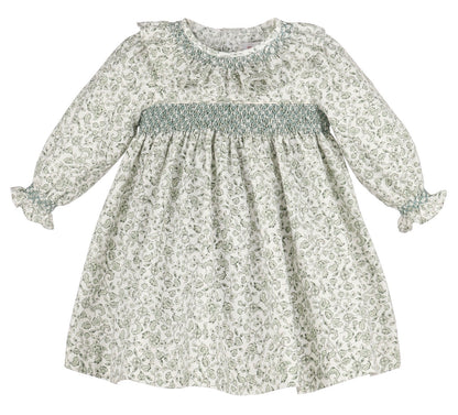 Sophie & Lucas Heirloom Floral Dress, Green