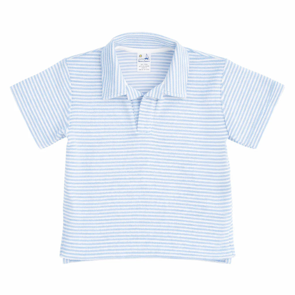 Florence Eiseman Stripe Terry Polo