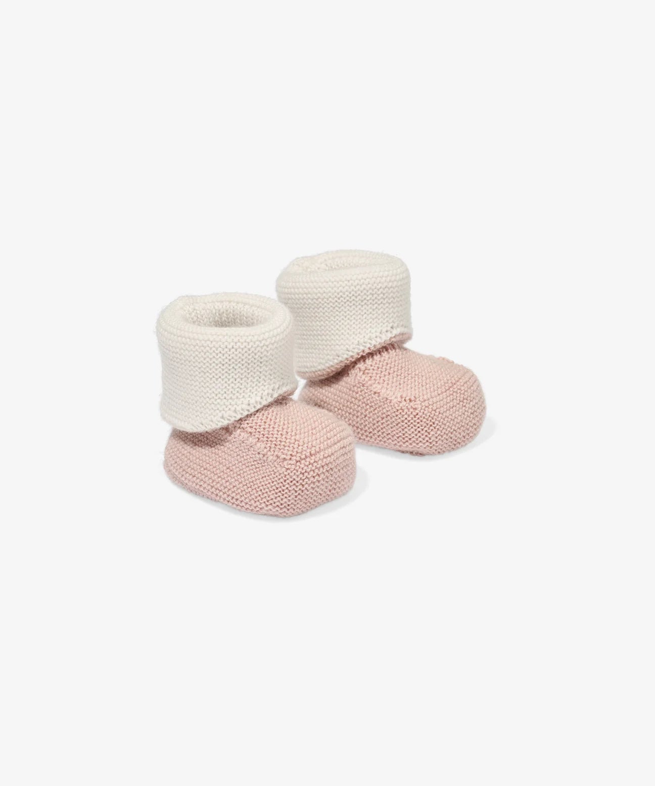 Oso & Me Sur merino wool baby booties with reversible lining pink