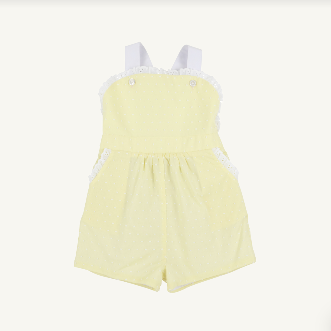 The Beaufort Bonnet Company Ruthie Romper-dallas Dot