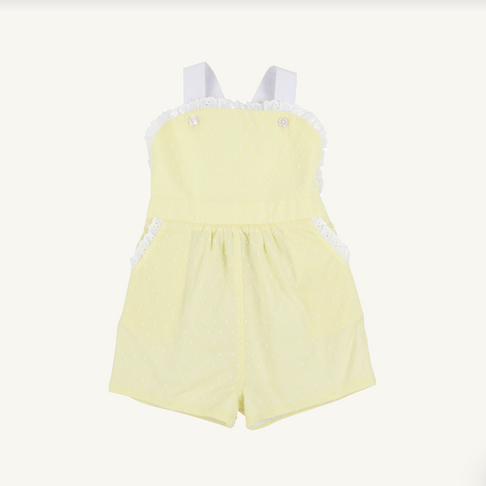 The Beaufort Bonnet Company Ruthie Romper-dallas Dot