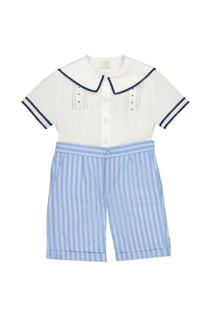 Antoinette Paris William Blue Stripe Set