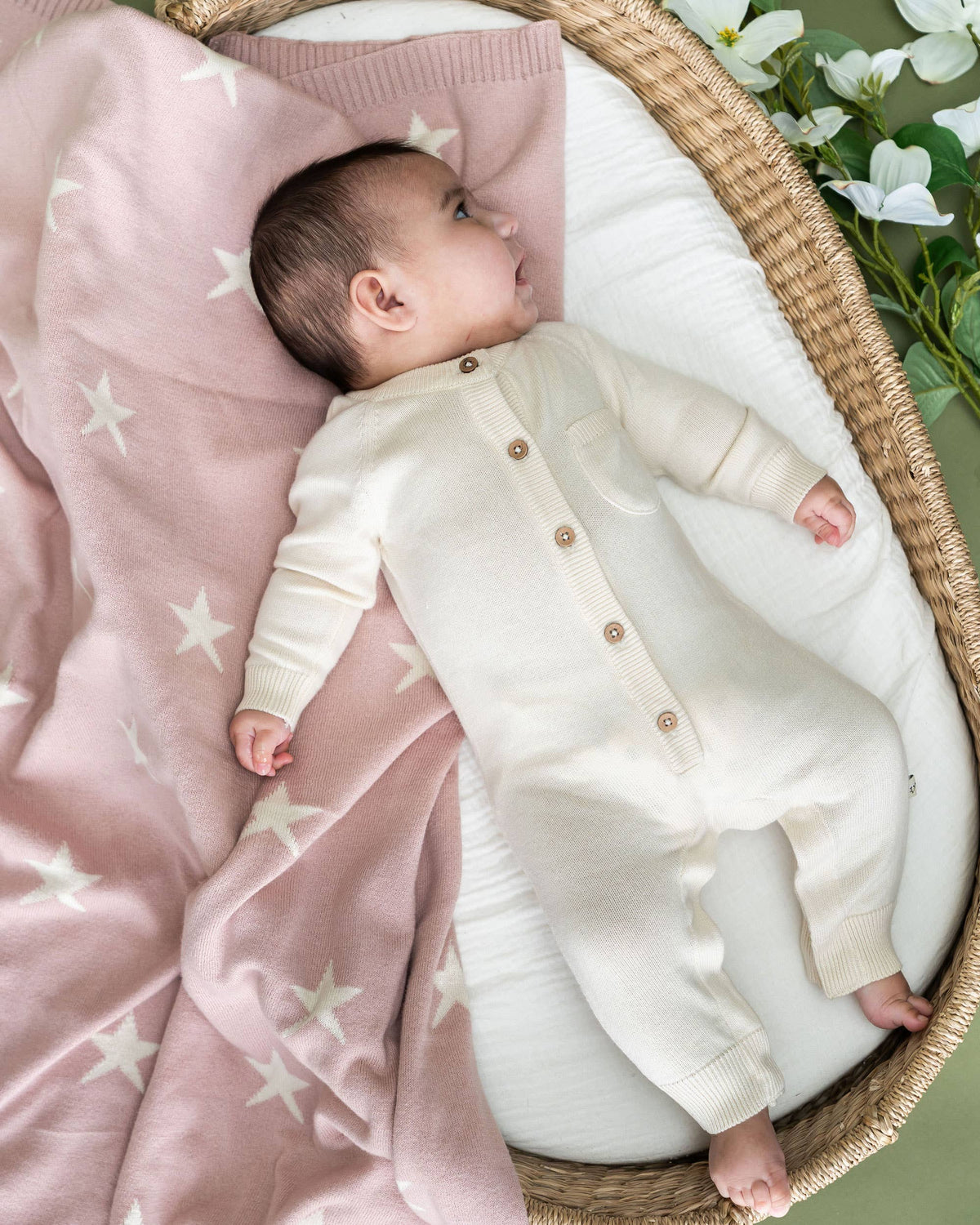Milan Knit Baby Pocket Jumpsuit (Organic Cotton)