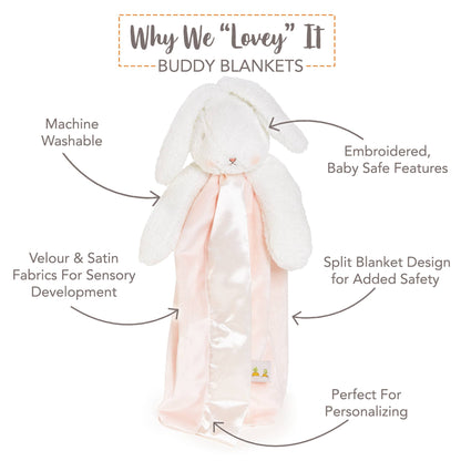 SIMPLE Blossom Bunny Buddy Blanket