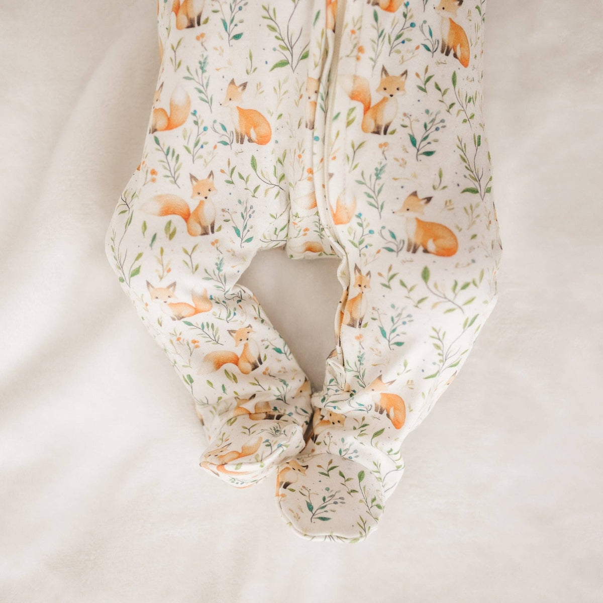 Magnolia Baby Fox Tales Zip Footie