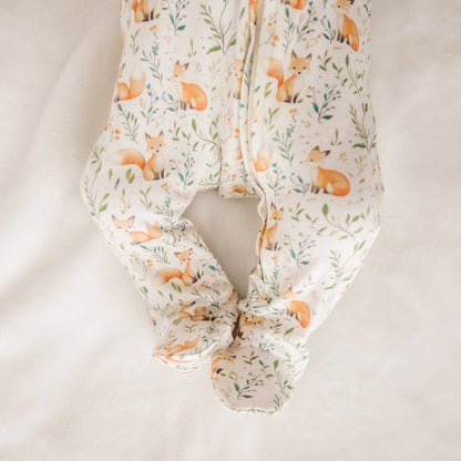 Magnolia Baby Fox Tales Zip Footie