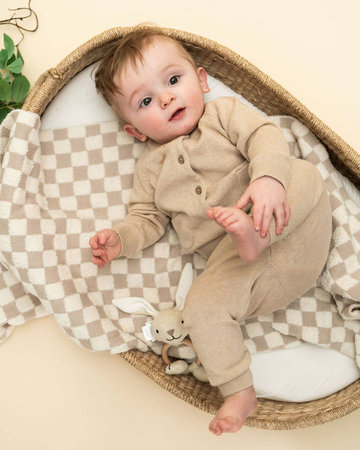 Milan Knit Baby Pocket Pants (Organic Cotton)