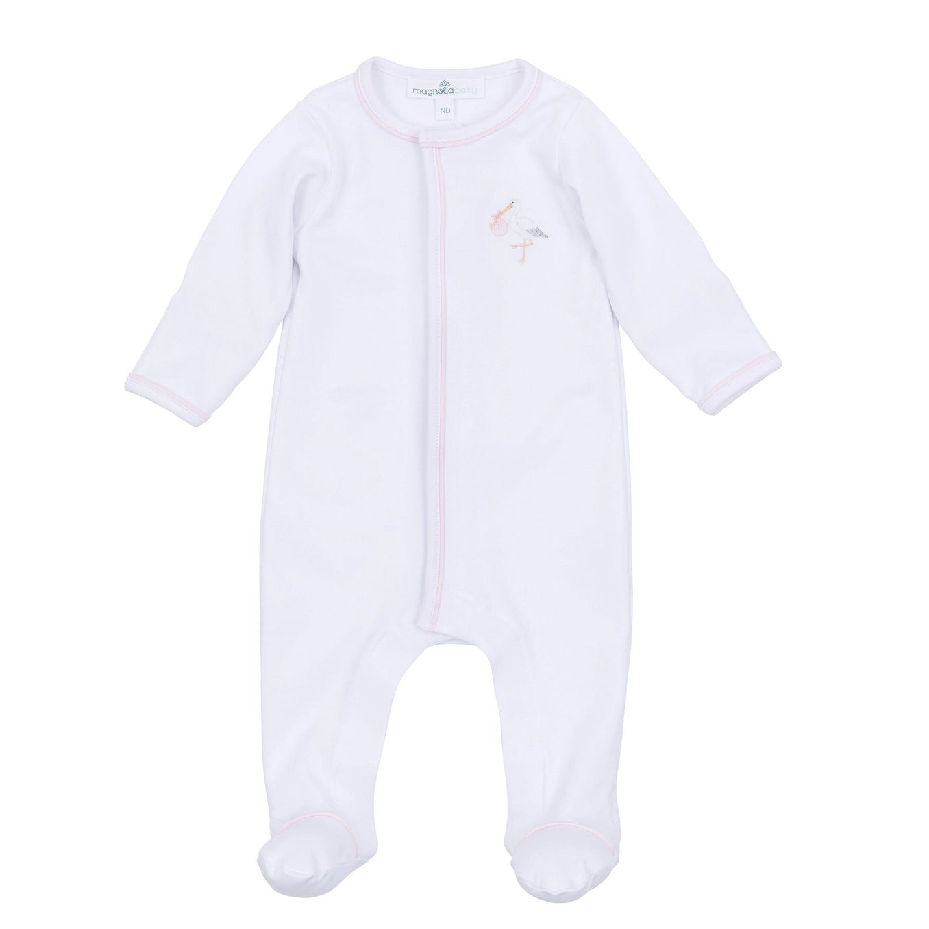 Magnolia Baby Vintage Stork Footie