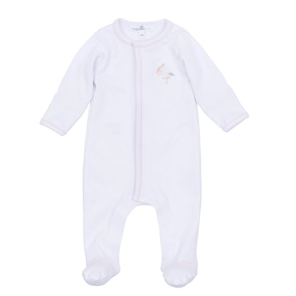 Magnolia Baby Vintage Stork Footie