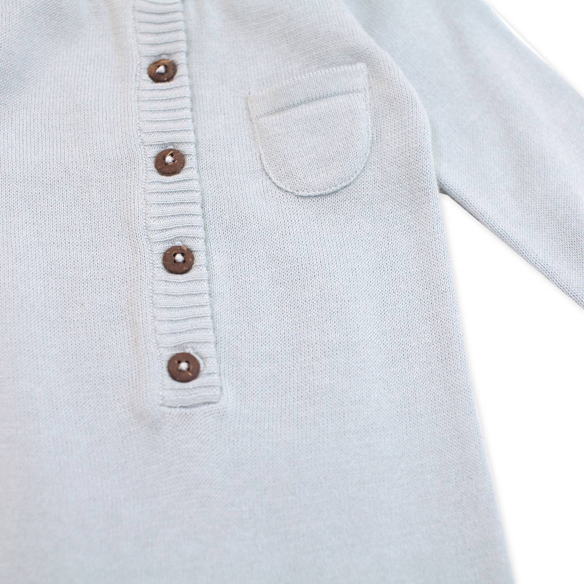 Milan Knit Baby Pocket Jumpsuit (Organic Cotton)