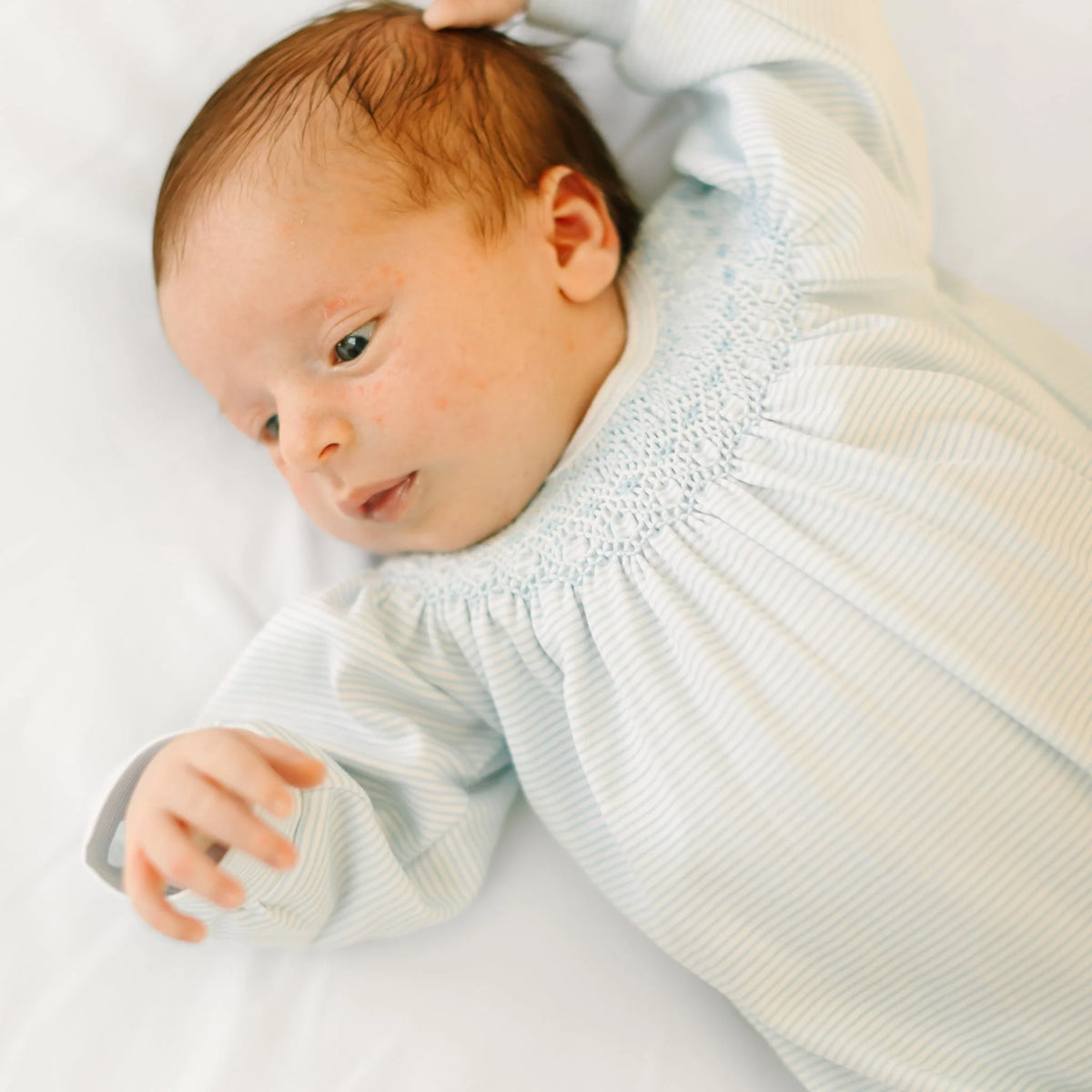 Magnolia Baby Benjamin Bishop Gown- Light Blue