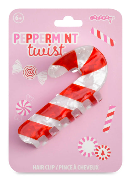 Candy Cane Hair Clip
