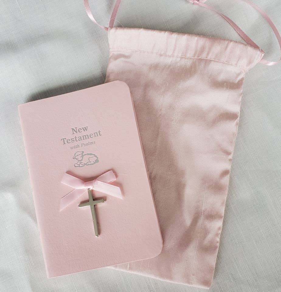 Baby Bible With Sterling Silver Cross