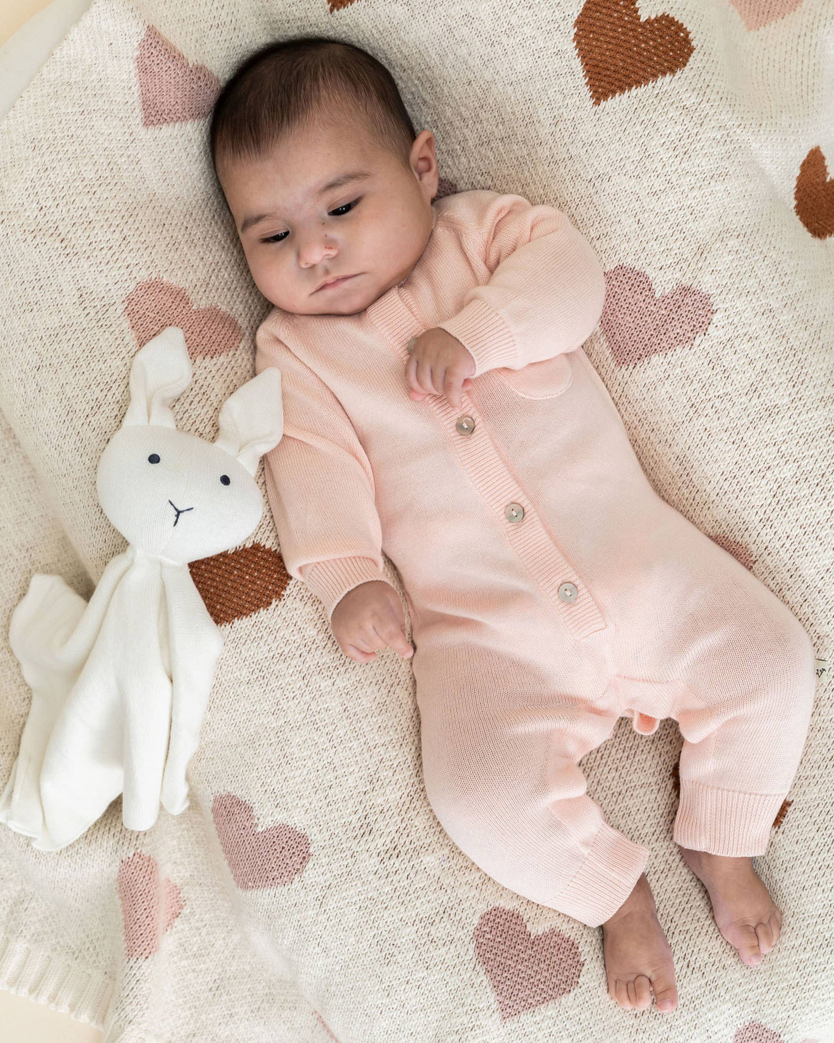 Milan Knit Baby Pocket Jumpsuit (Organic Cotton)