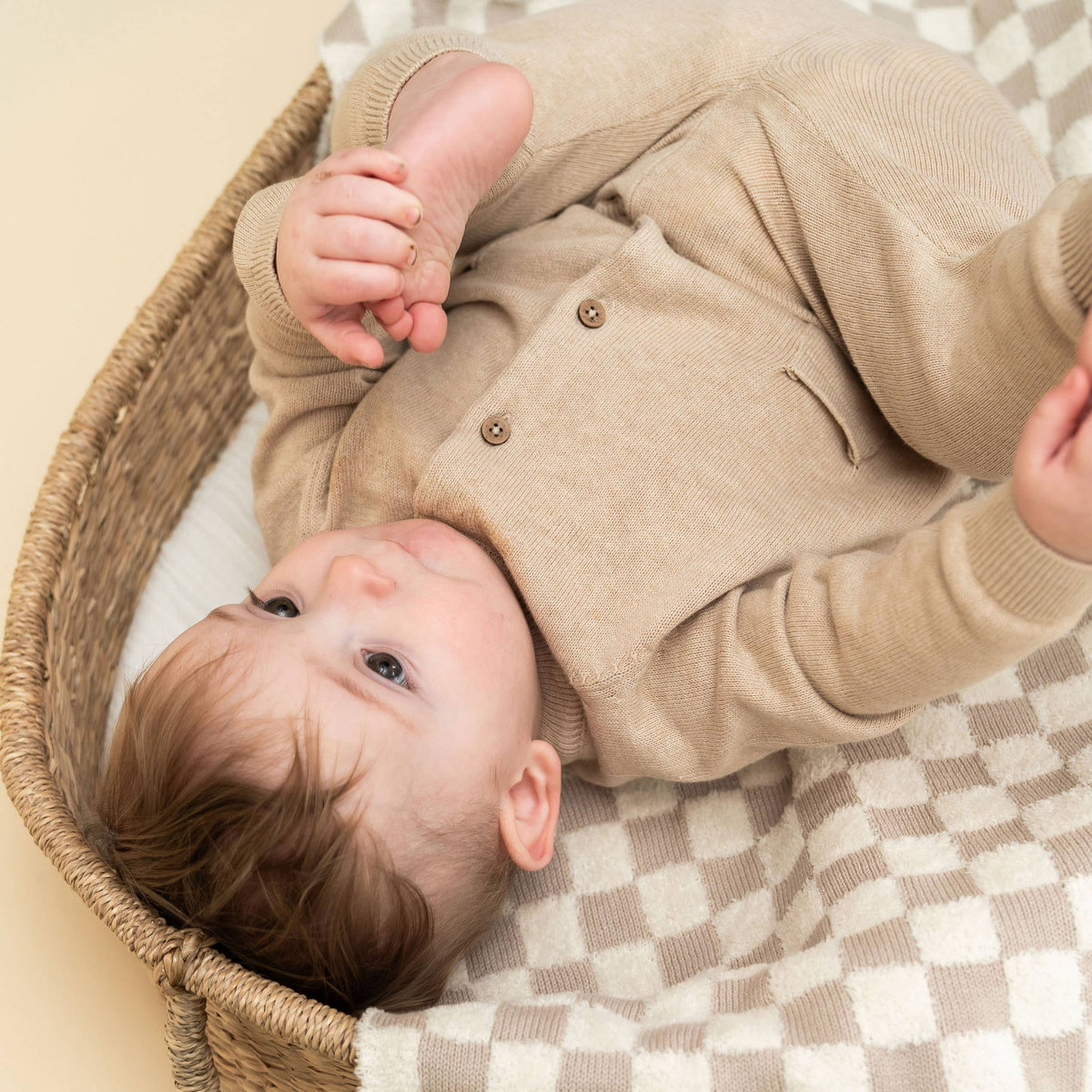 Milan Knit Baby Pocket Pants (Organic Cotton)