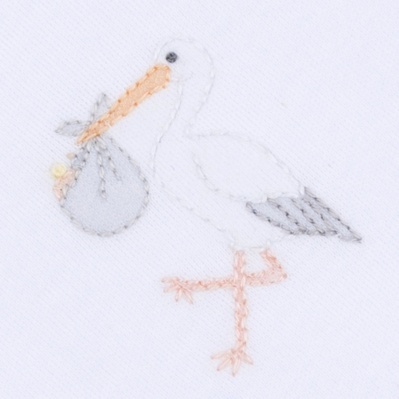 Magnolia Baby Vintage Stork Footie