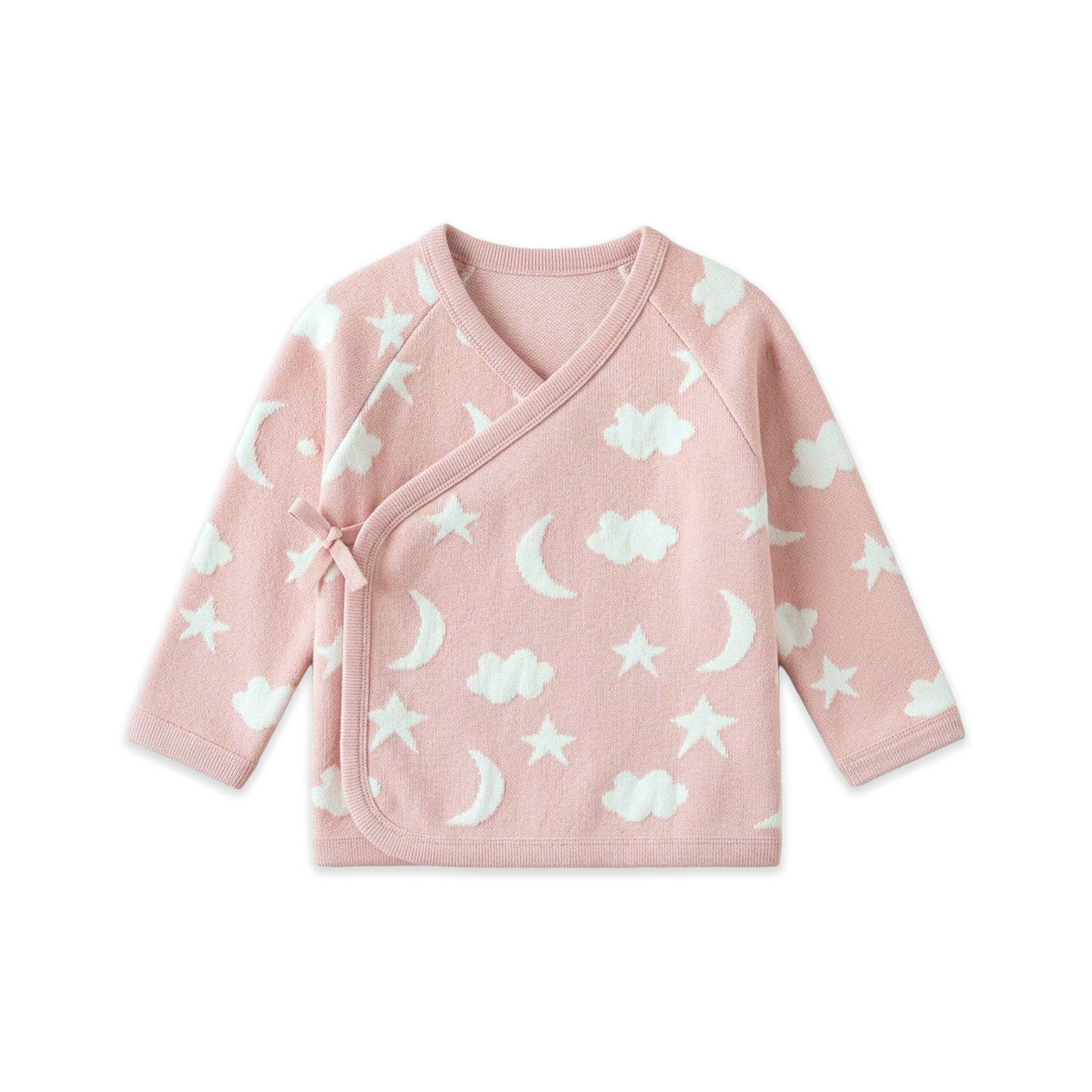 Moon & Stars Dream Knit Kimono Top & Pant Set (Organic)