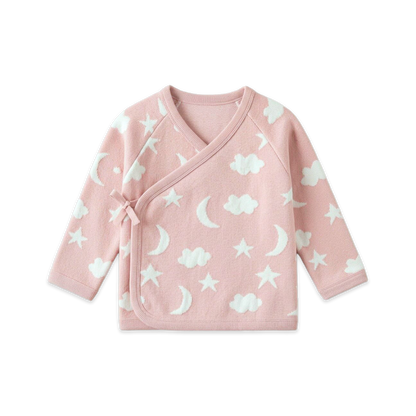 Moon & Stars Dream Knit Kimono Top & Pant Set (Organic)