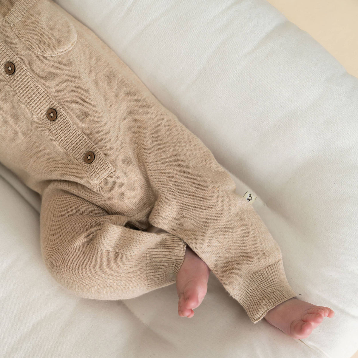 Milan Knit Baby Pocket Jumpsuit (Organic Cotton)