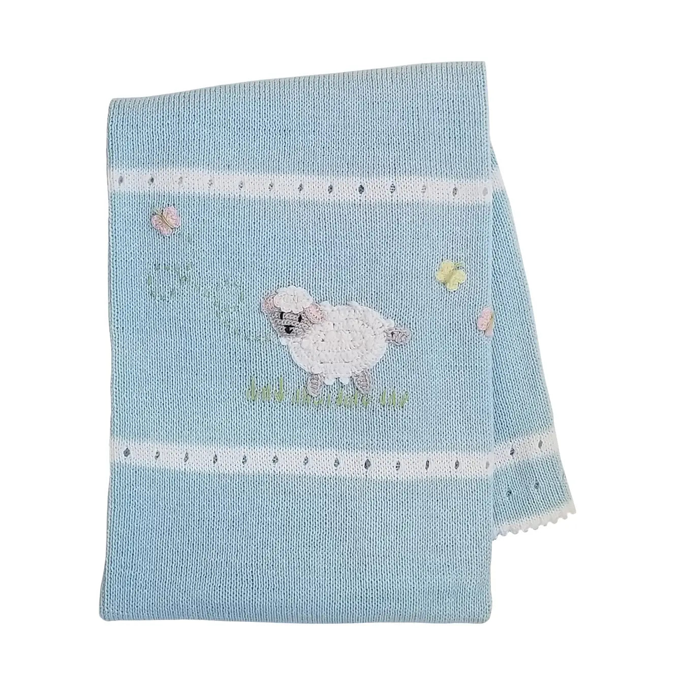 Lamb Baby Blanket