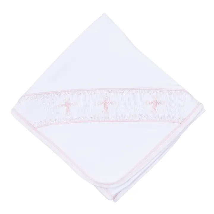 Magnolia Baby Forever Blessed Smocked Receiving Blanket