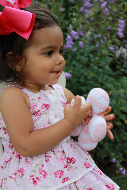 Star Hand-Knit Rattle - 2 Colors!