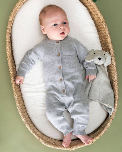 Milan Knit Baby Pocket Jumpsuit (Organic Cotton)
