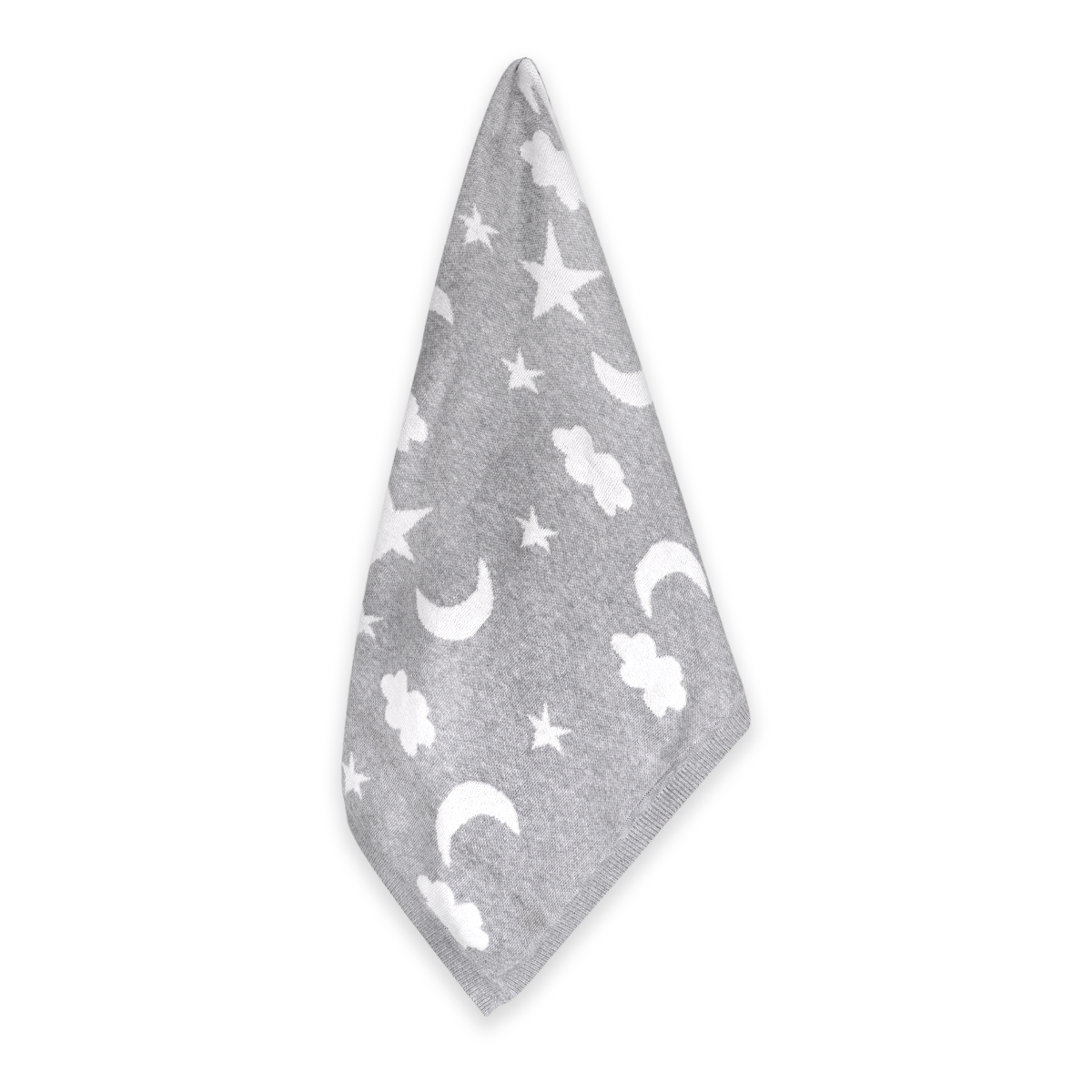 Moon & Stars Dream Organic Baby Jacquard Knit Blanket