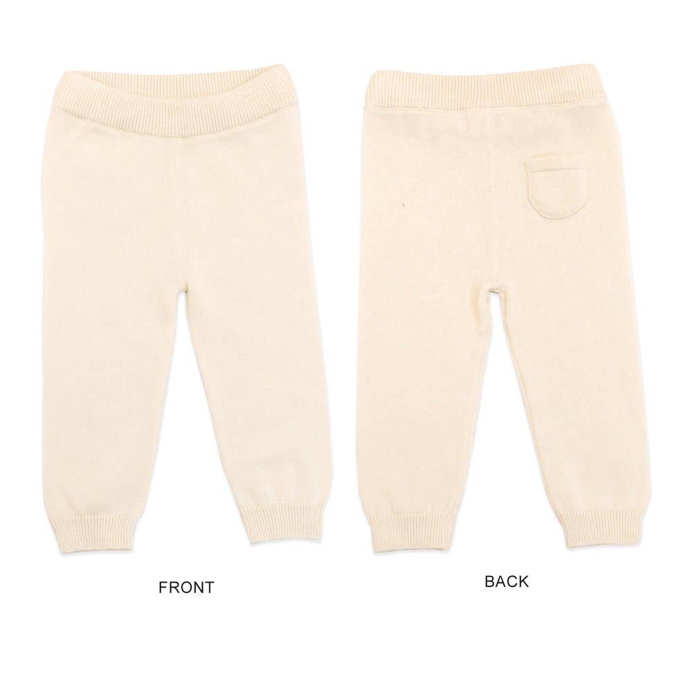 Milan Knit Baby Pocket Pants (Organic Cotton)