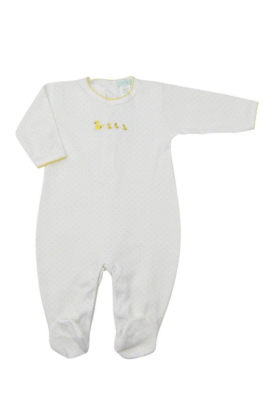 Duckies Pima Cotton Baby Footie